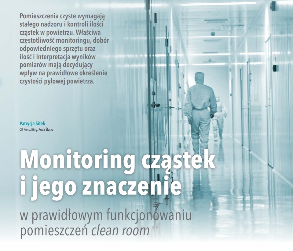 monitoring cząstek w cleanroom
